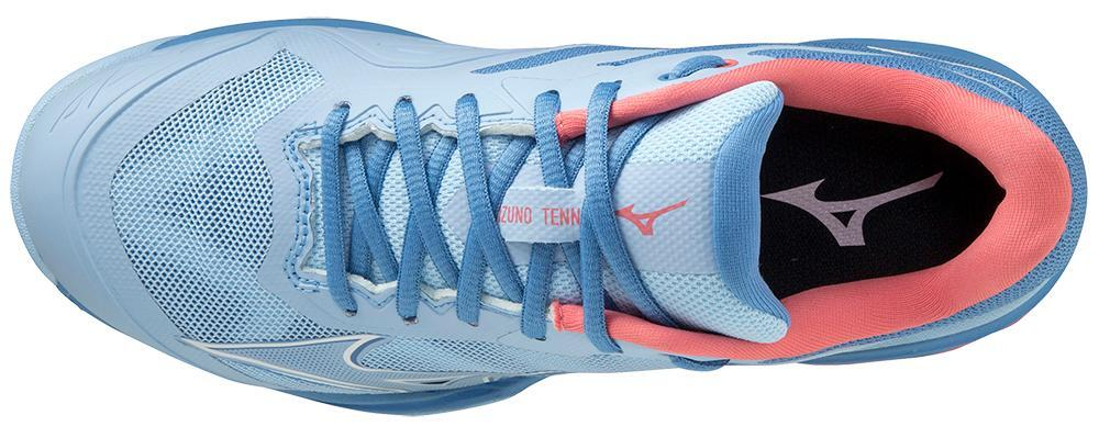 Женские Кроссовки теннисные Mizuno Wave Exceed Light CC - dutch cana/white/tea rose