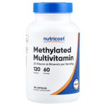 Nutricost, метилированные мультивитамины, 120 капсул