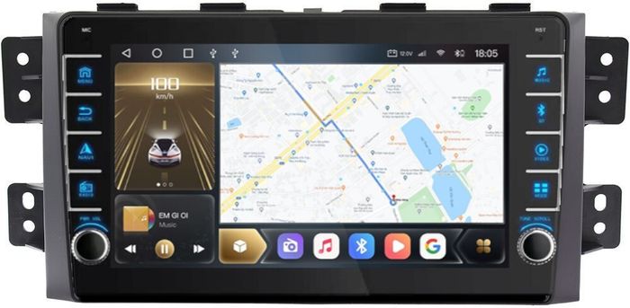 Магнитола для KIA Mohave 2008-2017 - Kuberg OL-9738 (кнопки и крутилки), Android 12, Быстрая, CarPlay, 4G SIM-слот
