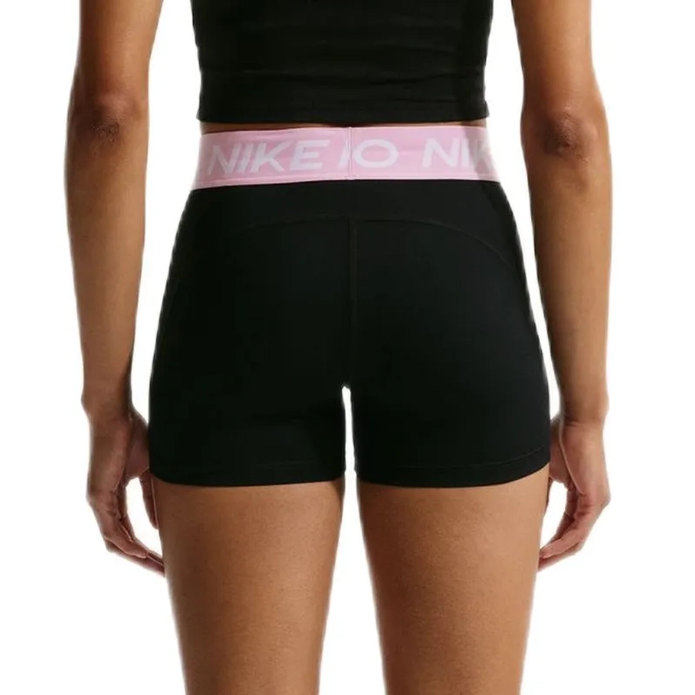 Nike Pro Dri-Fit 365 Mid-Rise 3in - black/pink rise/white