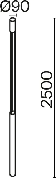 Наземный светильник Mill O427FL-L30GF3K Maytoni