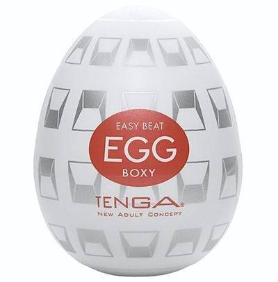 Мастурбатор-яйцо EGG Boxy (Цвет: молочный)