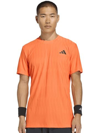 Мужская теннисная футболка Adidas Climacool+ Airchill Freelift - pure orange
