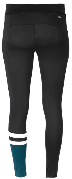 Леггинсы Fila Leggings Erica - black/deep teal
