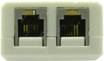 VCOM < AG-ka63 / HL-2003 / VTE7703> ADSL Splitter (AnnexA, вход 1xRJ-12, выход 2xRJ-12)