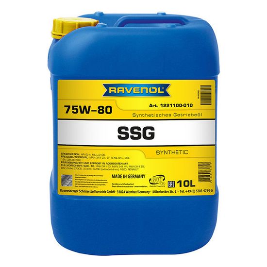 RAVENOL SSG 75W-80 масло для МКПП