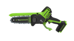 Цепная мини пила аккумуляторная Greenworks GD24CS15, 24V, 15см, бесщеточная, с автоматической смазкой цепи, c АКБ 4Ач и ЗУ ( 2010107UB) в сумке