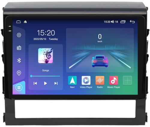 Магнитола для Toyota Land Cruiser 200 2015-2021 (без JBL) - Parafar PF567RN2K на Android 13, Быстрая, QLED+2K, CarPlay, 4G SIM-слот