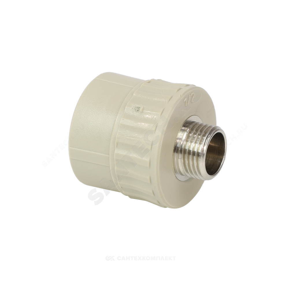 Муфта PP-R комбинированная серая Дн 25х1/2" НР VALFEX 10130125Г