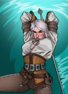 Открытка «Witcher: Ciri»