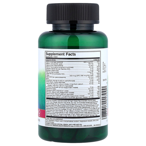 Swanson Vitamins, мультивитамины и поддержка гормональной системы для женщин, 90 таблеток