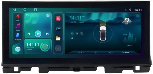 Магнитола для KIA Optima 2016-2020 - Kuberg монитор 12.3" в стиле LEXUS на Android 13, Быстрая, CarPlay, 4G SIM-слот