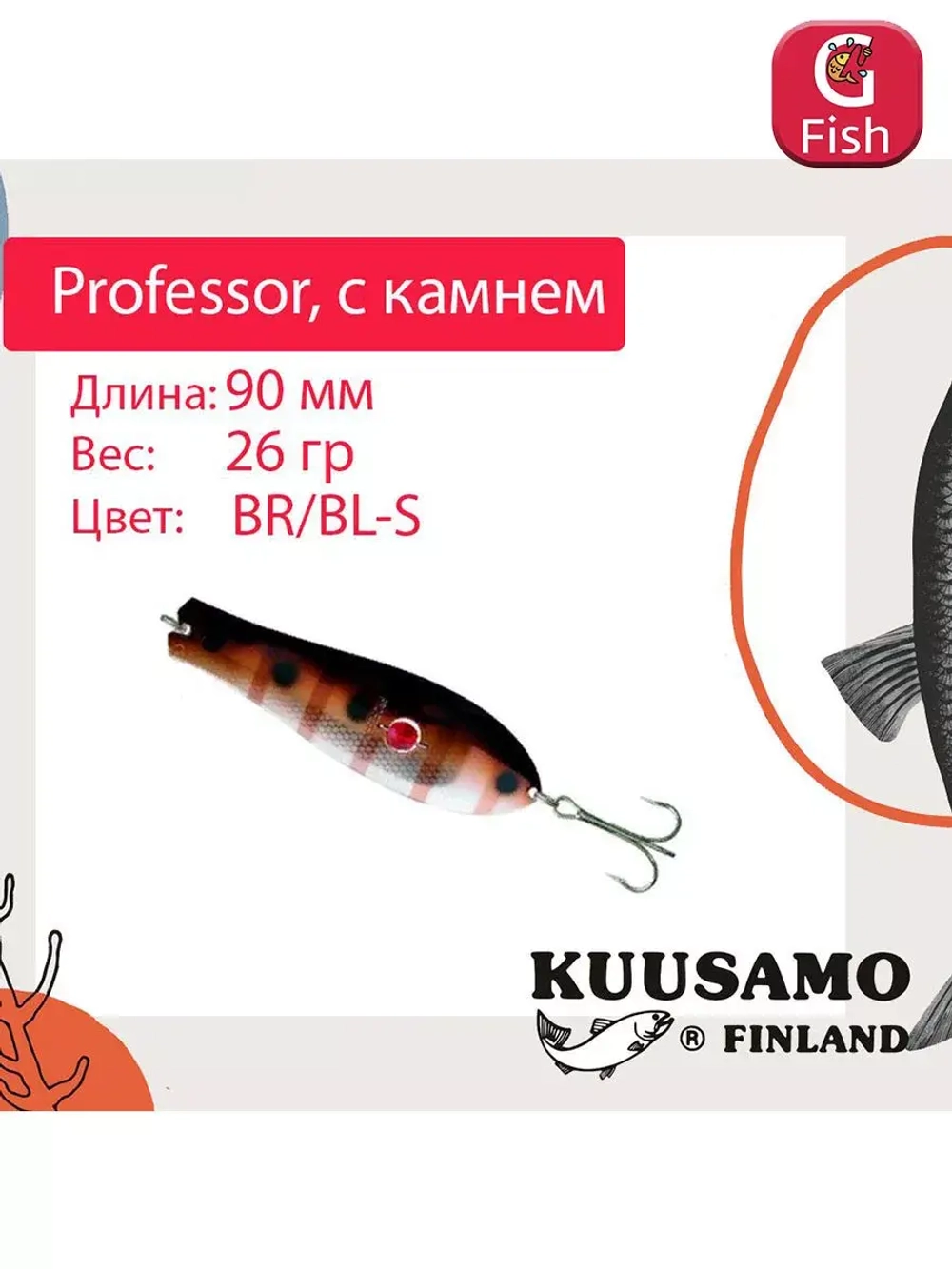Блесна для рыбалки Kuusamo Professor
