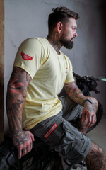 Футболка желтая Yakuza Premium 3707-1