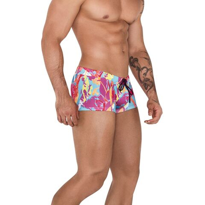 Мужские плавки с рисунком-абстракцией Baltic Swimsuit Trunks (Размер: S) (Цвет: голубой)