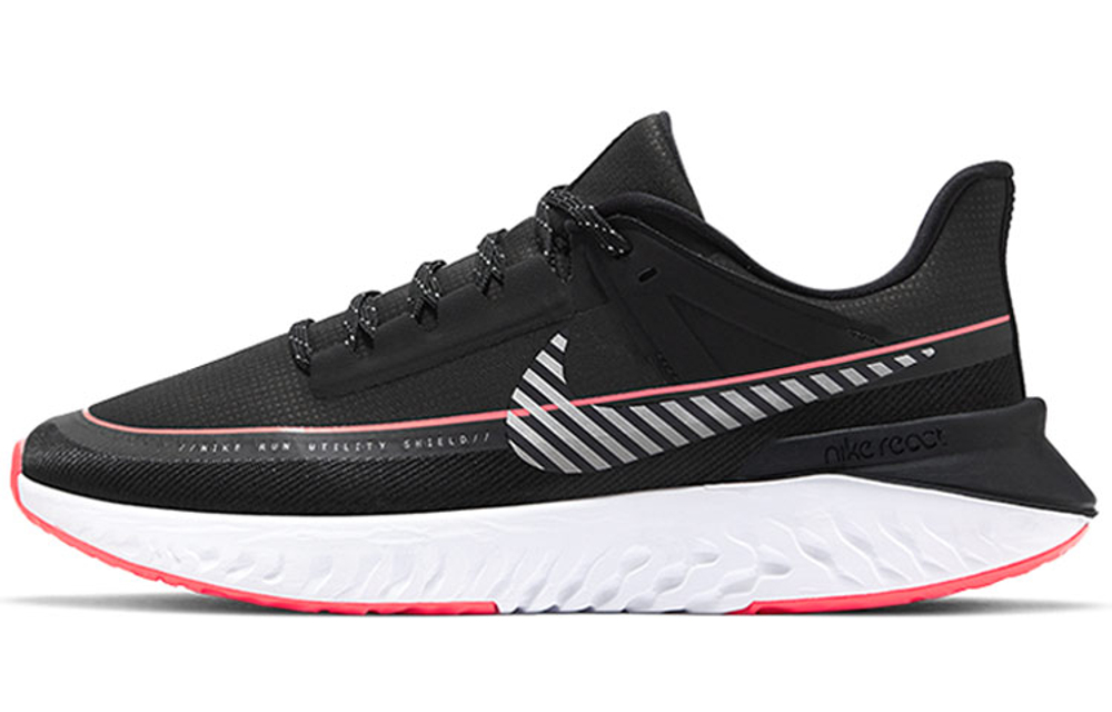 Nike Legend React 2 Shield Black Metallic Silver