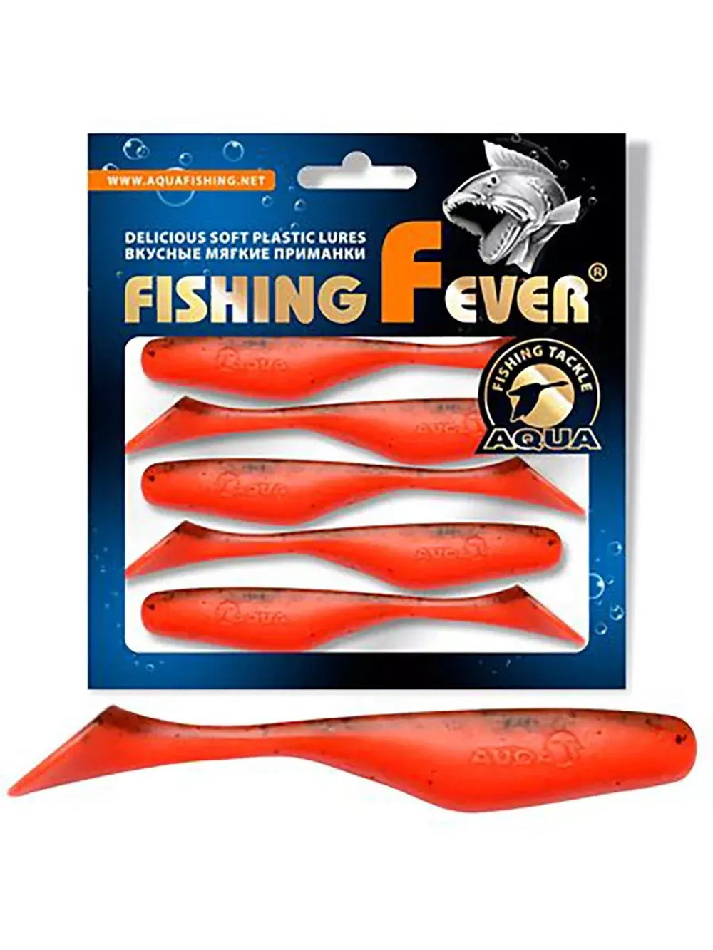 Мягкая приманка риппер FishingFever 8,0cm,5,8g,2 уп. по 5 шт