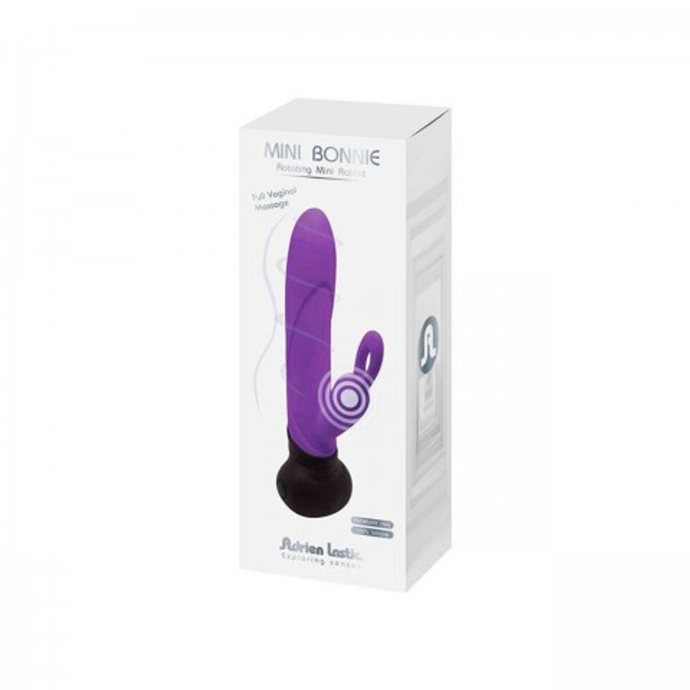 Мини вибратор-кролик Bonnie & Clyde лиловый от Adrien Lastic