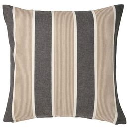Чехол на подушку IKEA KORALLBUSKE (КОРАЛЛБУСКЕ), Антрацит, бежевый, 50x50 см