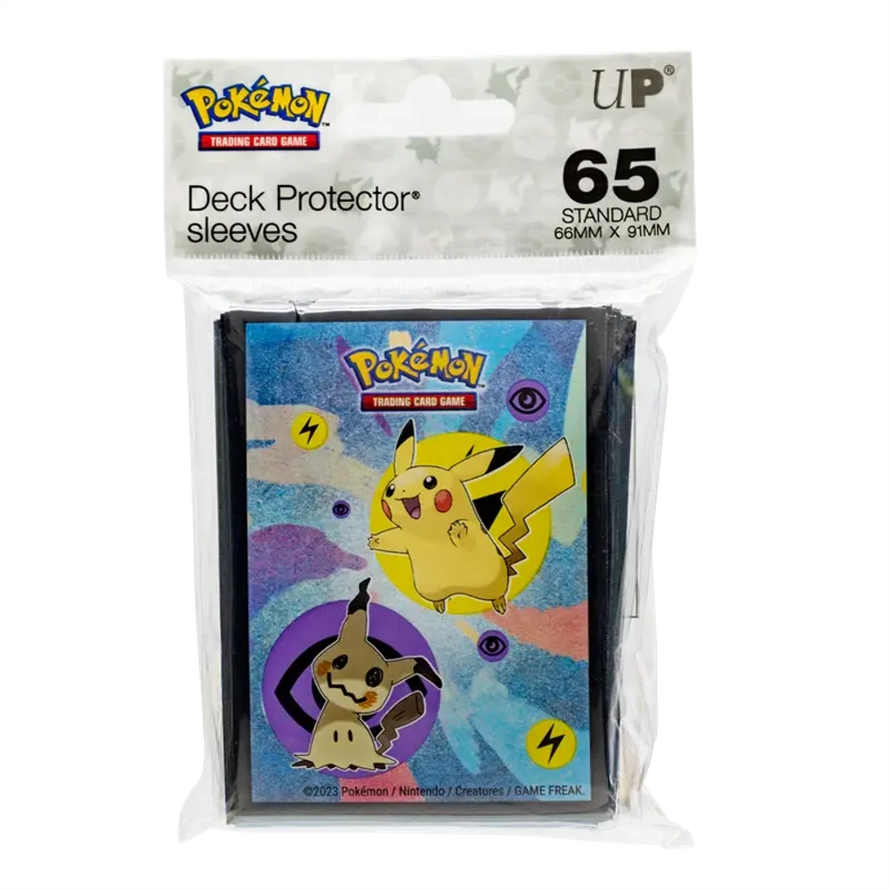 Ultra Pro Standard Deck Protectors - Pikachu & Mimikyu (65 Sleeves)