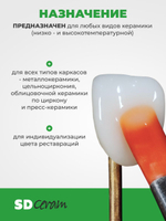 Стоматологический материал порошковый краситель SD Ceram Stain powder Shade А Fluor, 3гр