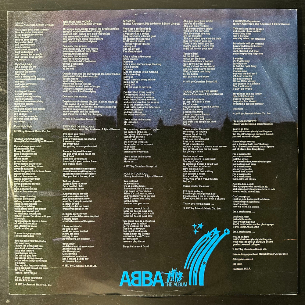ABBA ‎– The Album (США 1978г.)