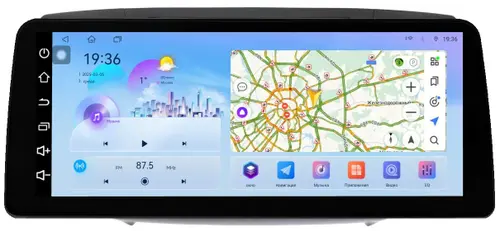 Магнитола для Hyundai Creta 1 2016-2021 (рамка 10) - FarCar S500-TS18 монитор 12.3" 2K QLED на Android 14, Быстрая, CarPlay, 4G SIM-слот
