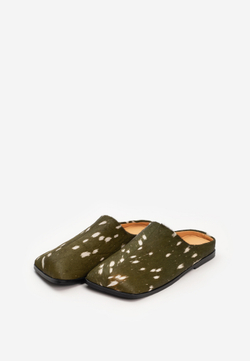 mule square bambi khaki