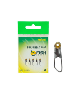 Застежка рыболовная Brass Head Snap с бронзовой втулкой 6027 №1