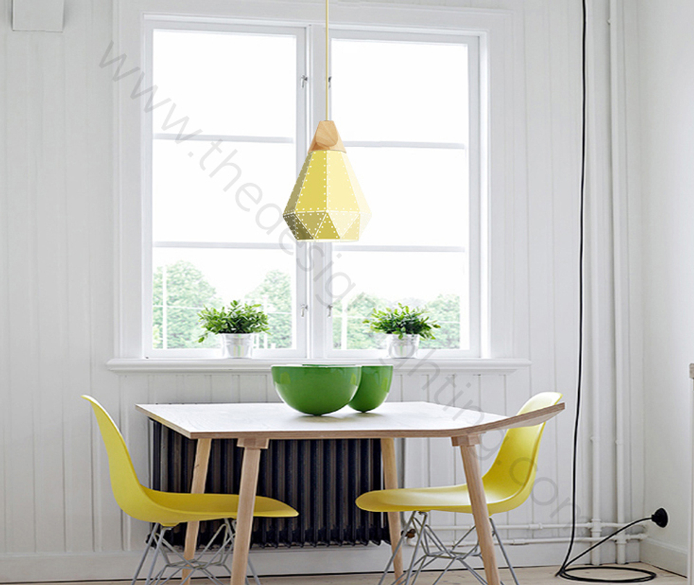 Pendant design lamp Fracture  D30 (Black)