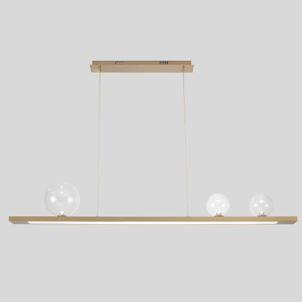Подвесной светодиодный светильник Crystal Lux AHORA SP1 L1200 BRASS