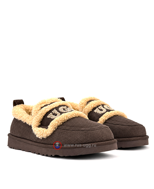 UGG CLASSIC FAT DING SLIP ON Chocolate