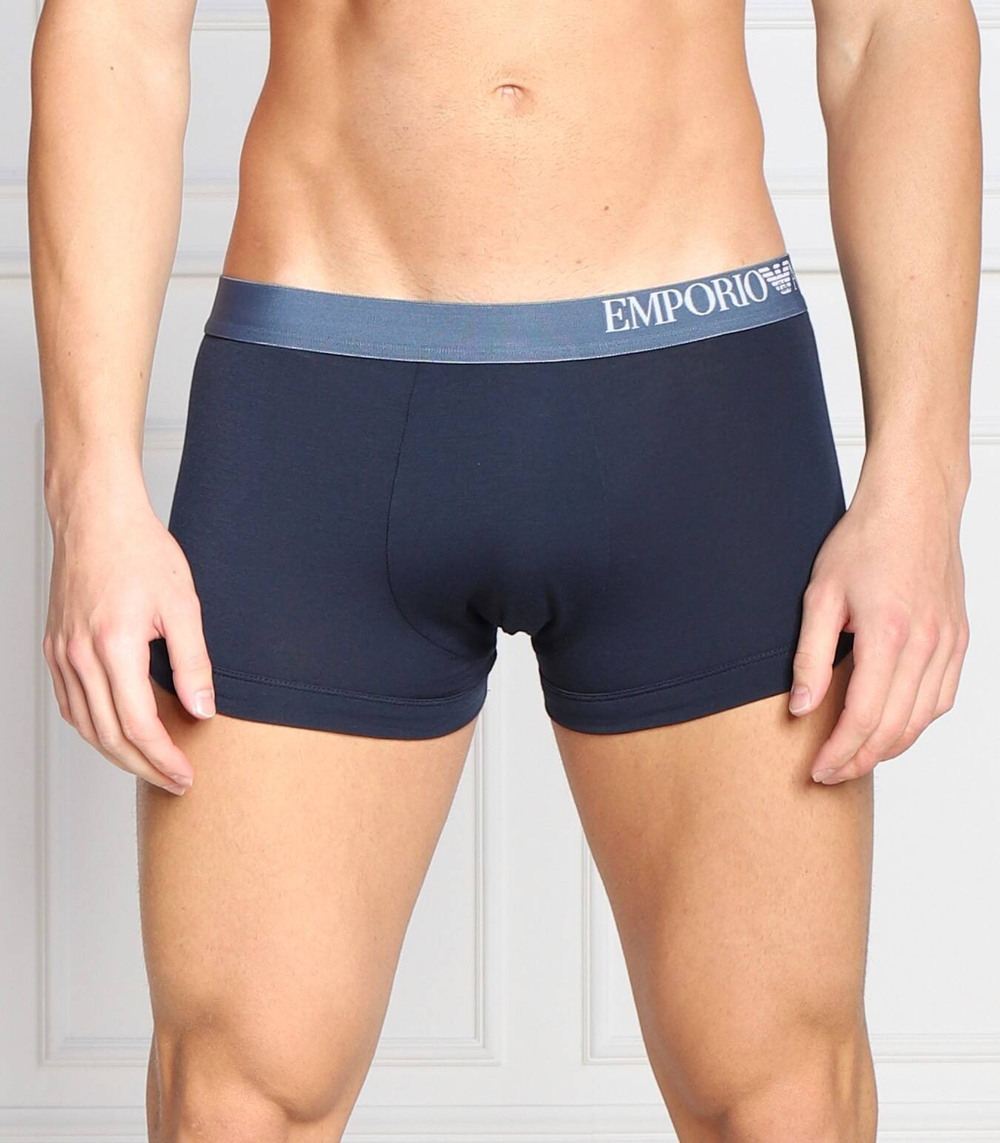 трусики-боксеры 3 шт. Emporio Armani - темно-синий(111357 2F728)