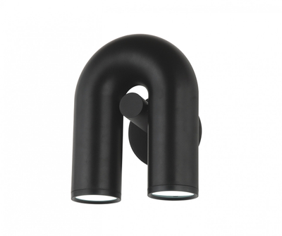 08465-1,19(GU10) Бра Канти черный w20*18 h24 GU10 10W. ТМ Kink Light