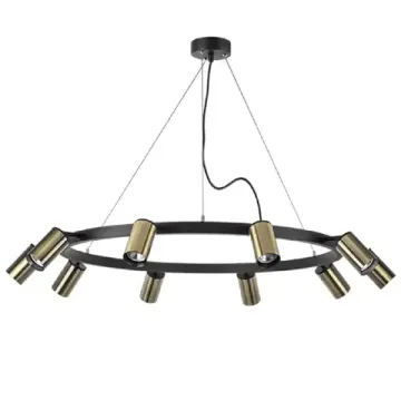 Люстра подвесная 10*GU10 LR020310 черный/бронза Rullo Lightstar