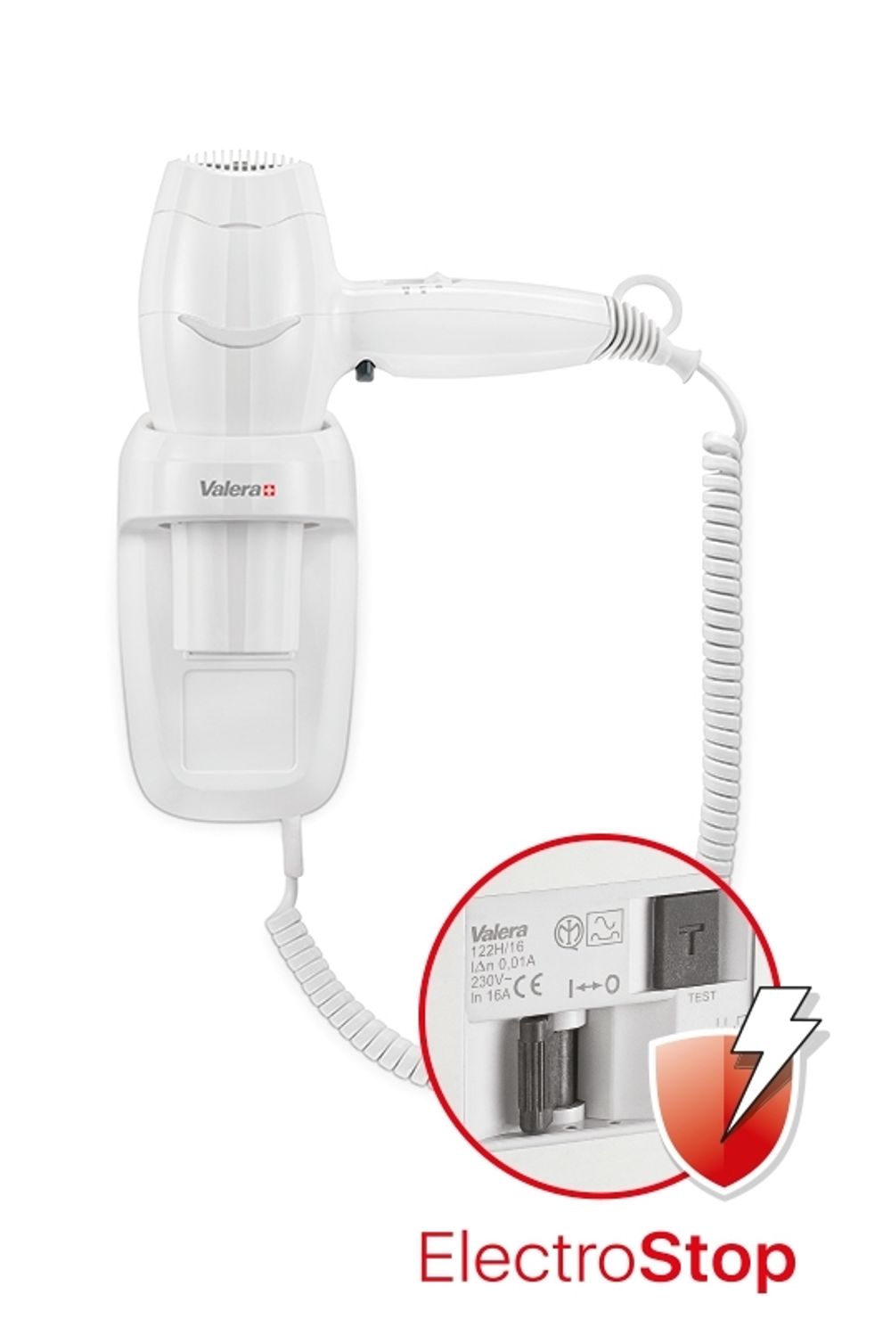 Настенный фен Valera Excel Protect 1600 White (561.17/044.04) - 2