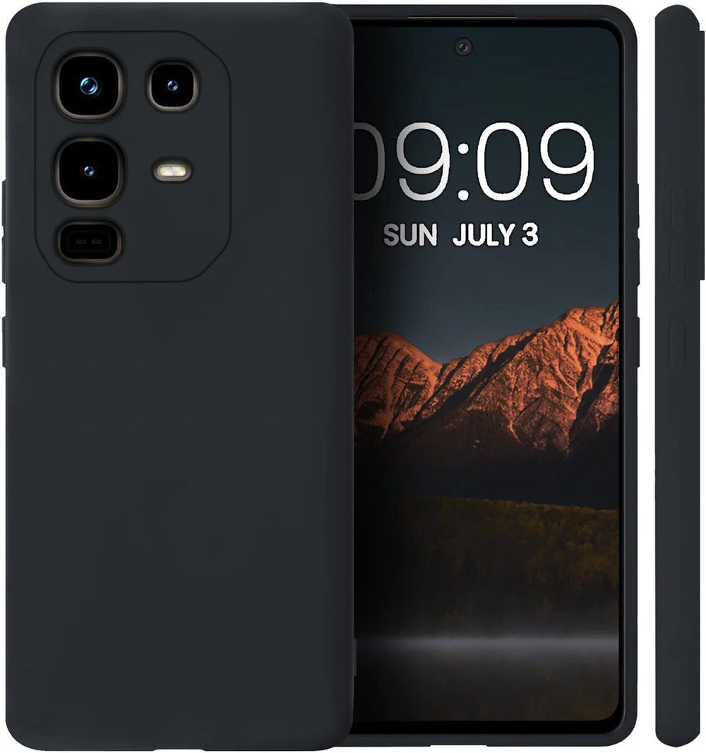 Мягкий Soft Touch чехол из силикона для INFINIX NOTE 50 / 50 PRO с бархатной подкладкой