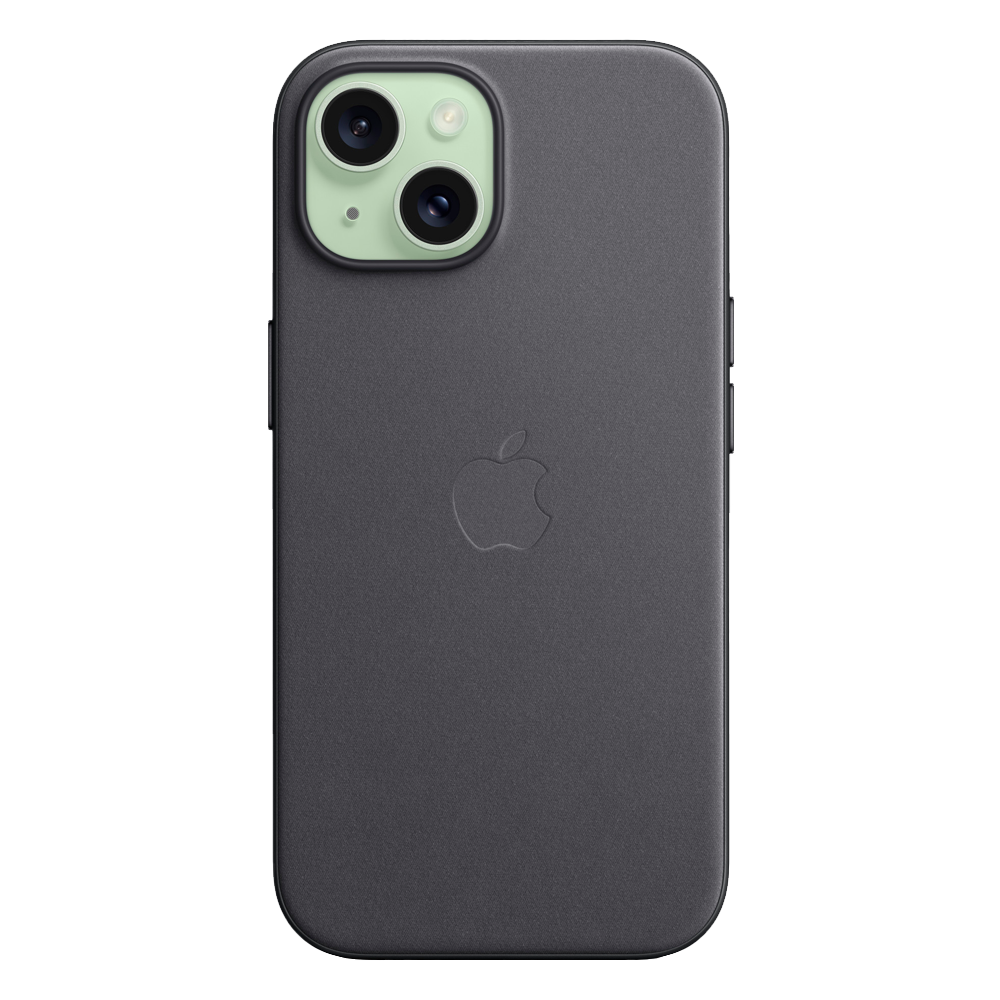 Тканевый чехол с поддержкой MagSafe Apple FineWoven Case для iPhone 15, Black (Черный)