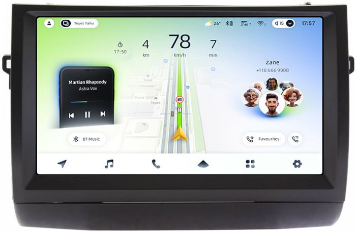 Магнитола для Toyota Prius 20 2003-2011 (вниз, авто с JBL) - Teyes CC4L-DTS монитор 9" IPS, Android 14, Быстрая, Snapdragon 662, CarPlay, 4G SIM-слот