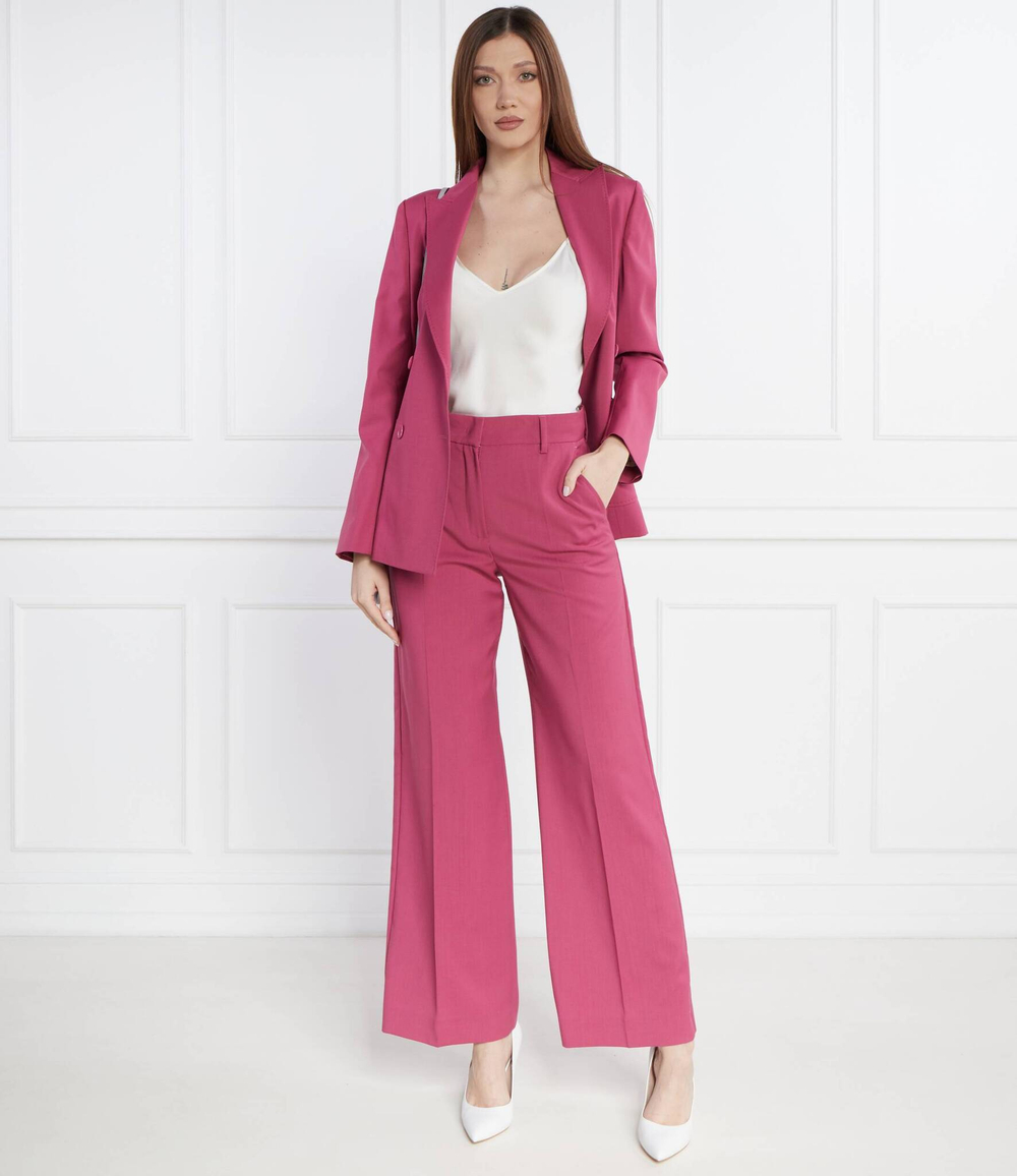 Хлопковые штаны Weekend MaxMara - фуксия(151310916)