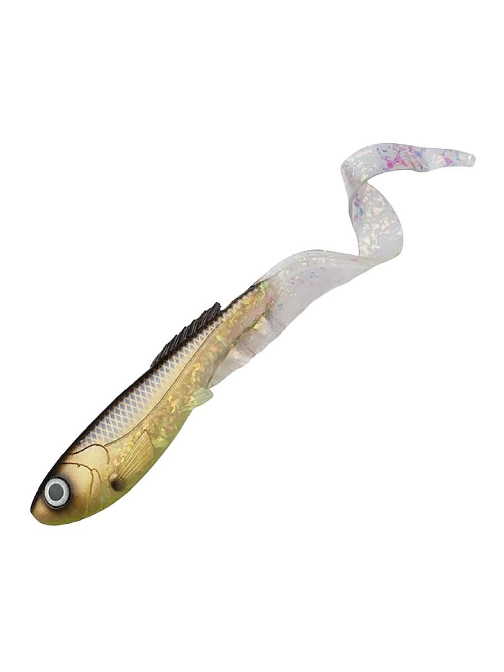 Приманка мягкая твистер Abu Garcia Beast Curl Tail, 210 мм, 4 шт, Firetiger