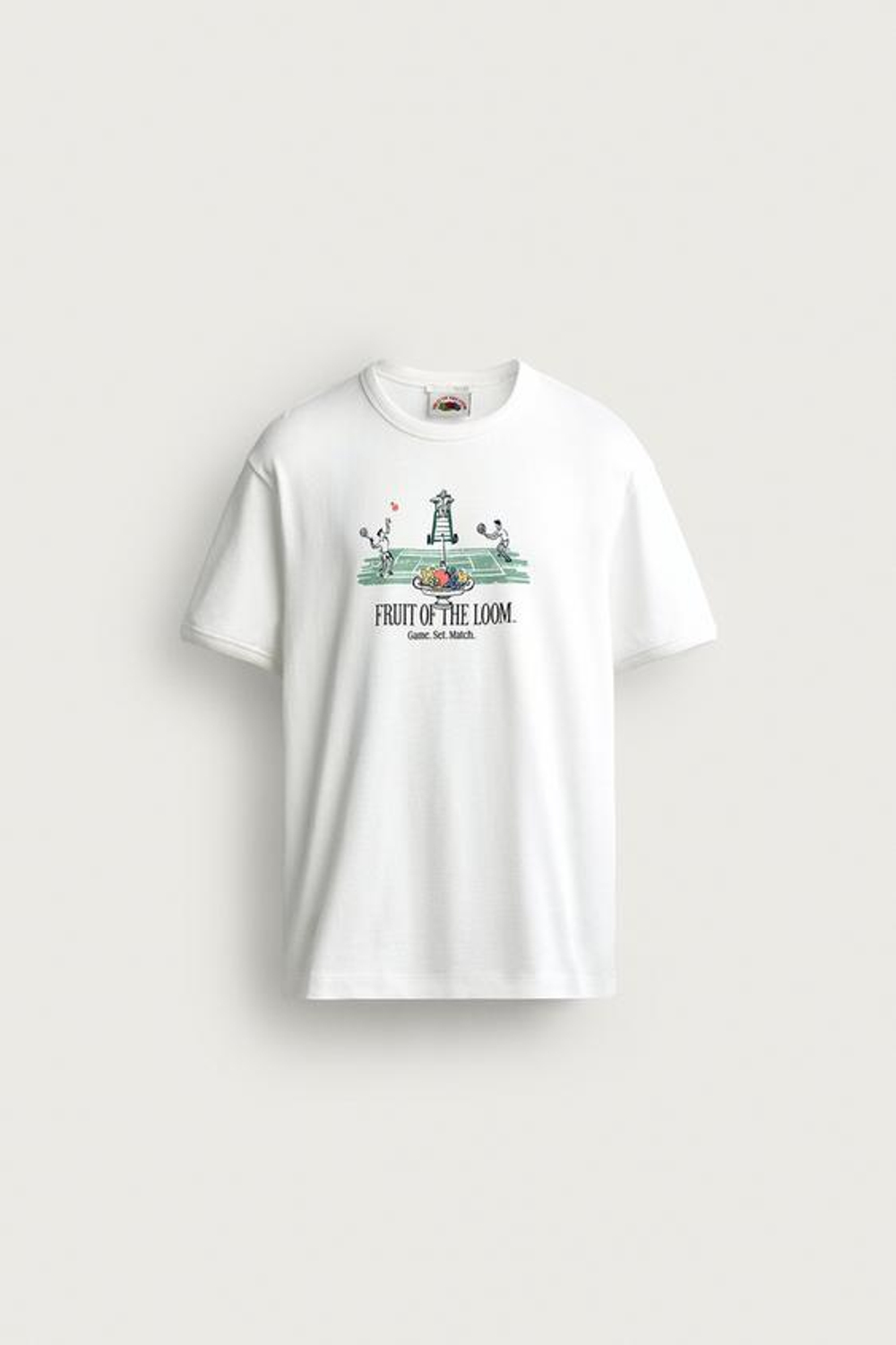 ZARA - FRUIT OF THE LOOM™ ФУТБОЛКА С ГРАФИЧЕСКИМ ПРИНТОМ, БЕЛЫЙ