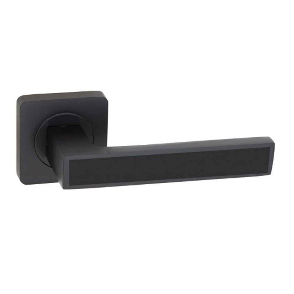 Ручка раздельная VETTORE R06.120 MBP/BL матовый черный/черный