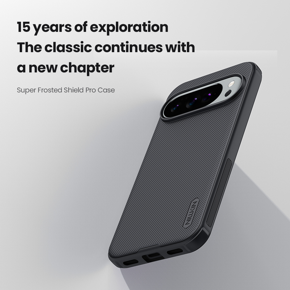 Чехол противоударный от Nillkin для Google Pixel 10 и 10 Pro, серия Super Frosted Shield Pro