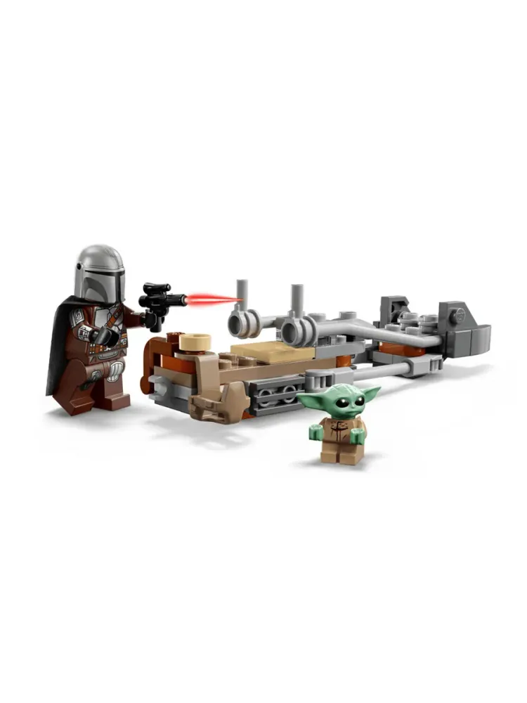Конструктор Star Wars 75436 Мандалорец и спидербайк Грогу