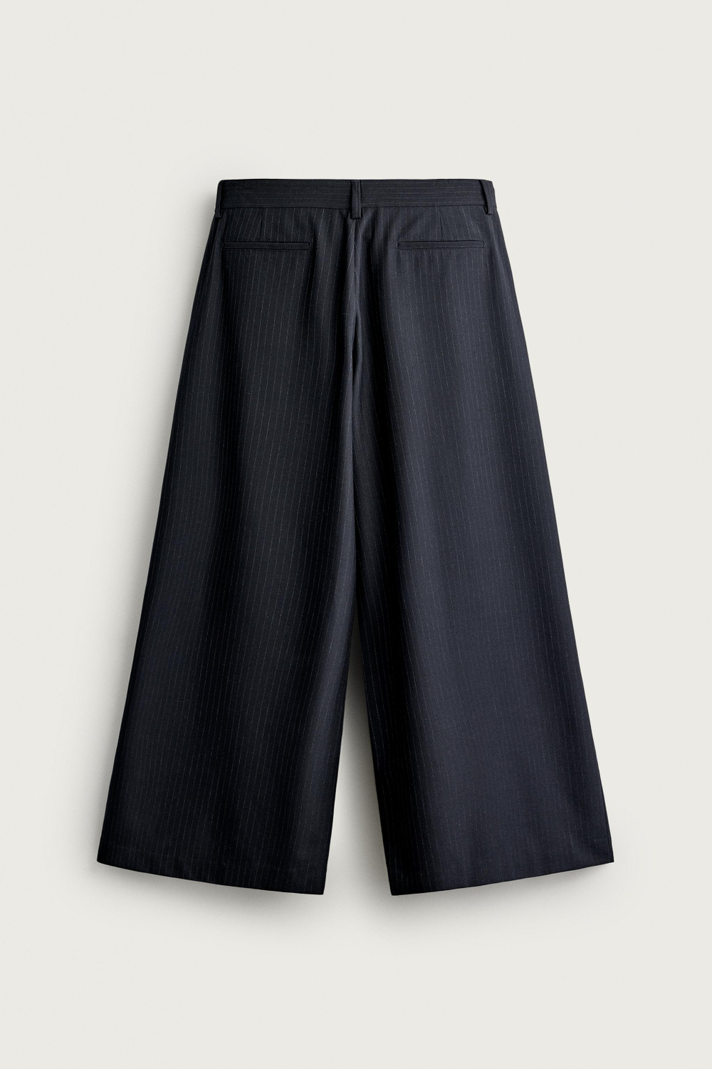 БРЮКИ WIDE FIT СО СКЛАДКАМИ — ZARA