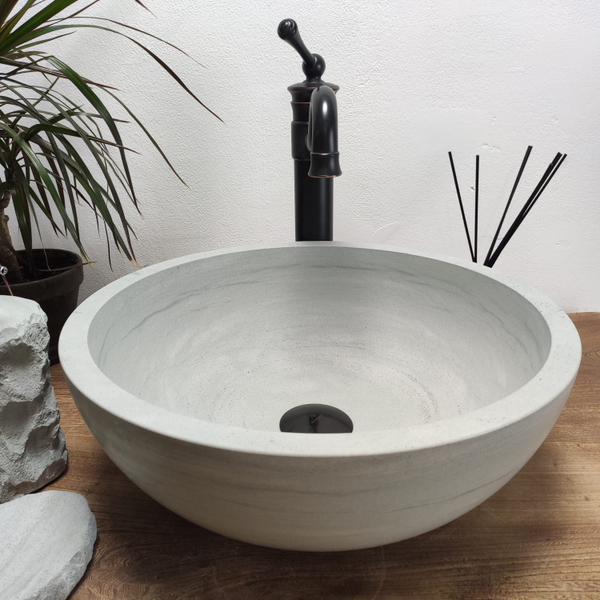 Раковина из андезита Bowl Blue Kecil Small BA-60973 40x40x15