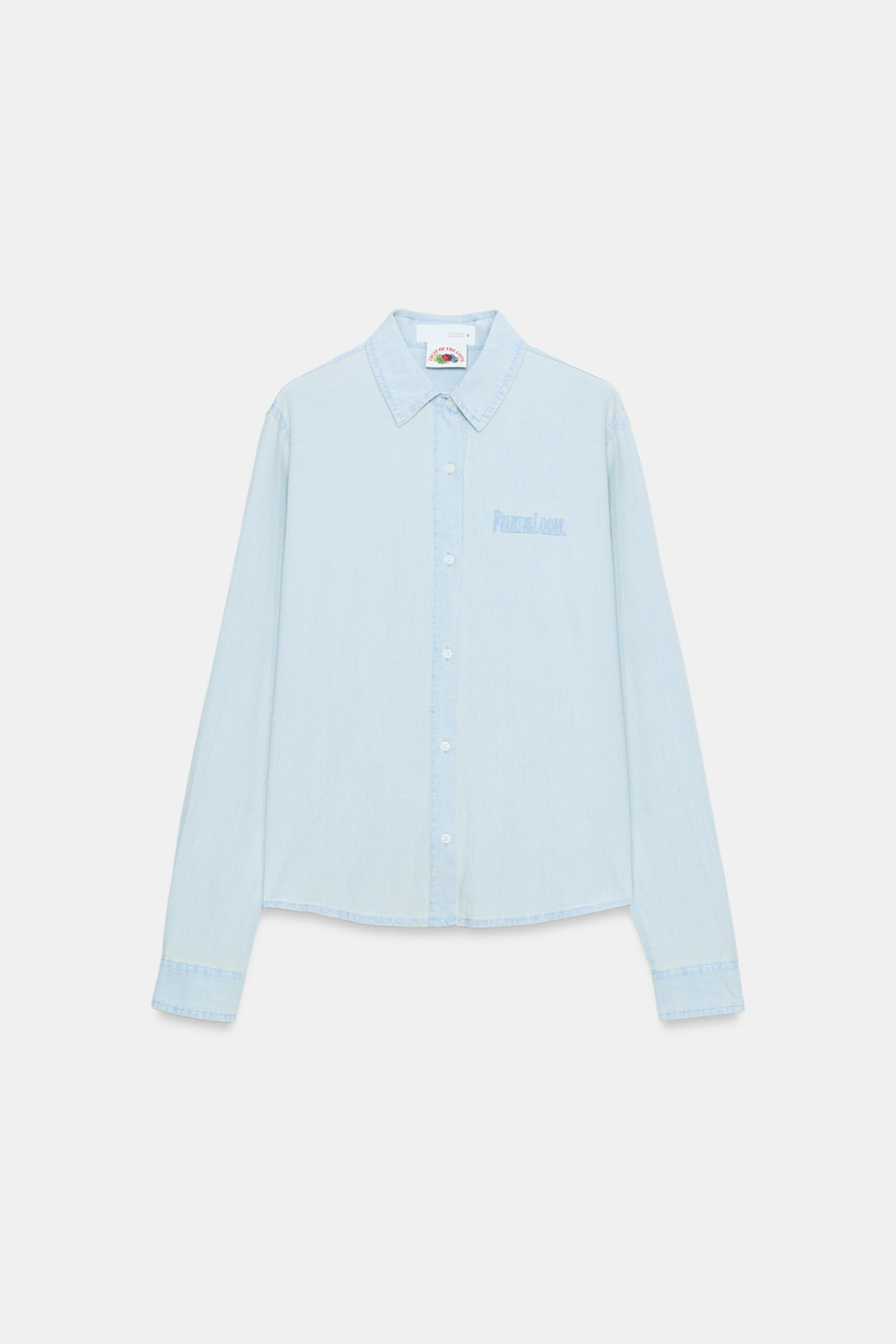 ДЖИНСОВАЯ РУБАШКА FRUIT OF THE LOOM™ — ZARA
