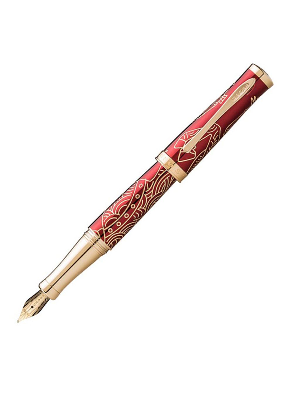 Cross Sauvage Horse Limited Red перо M 18Ct (AT0316-16MD)