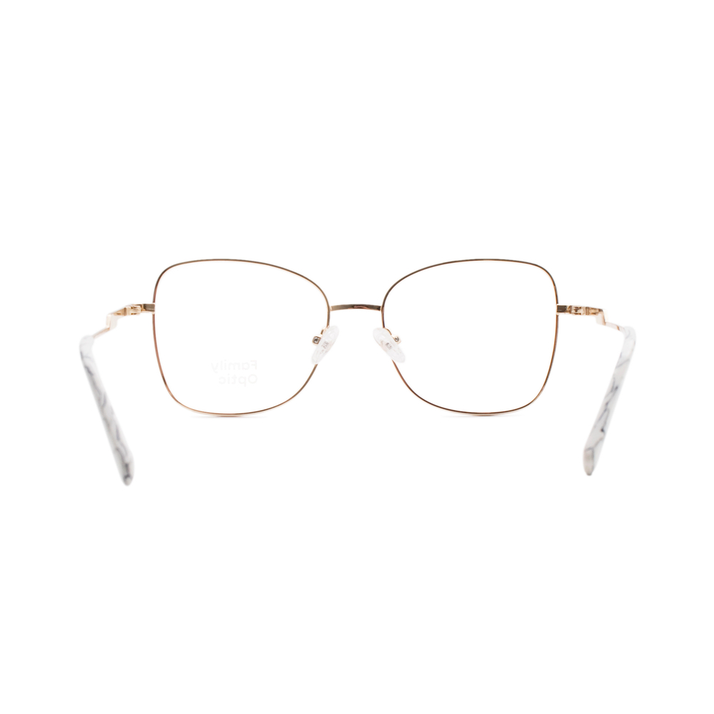 Оправа бабочка Family Optic MW1058 C4 золотая с белым
